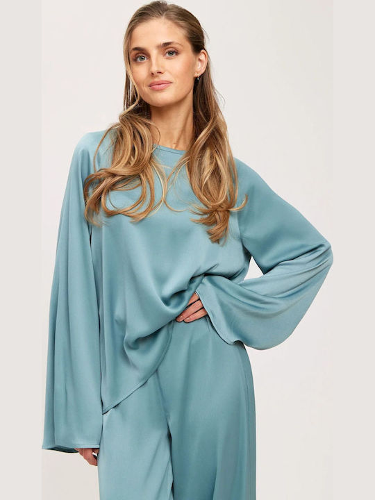 Women's Blouse Stone Blue