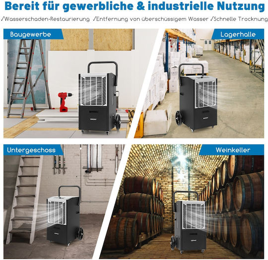 Costway Industrieller Elektrischer Luftentfeuchter 520W