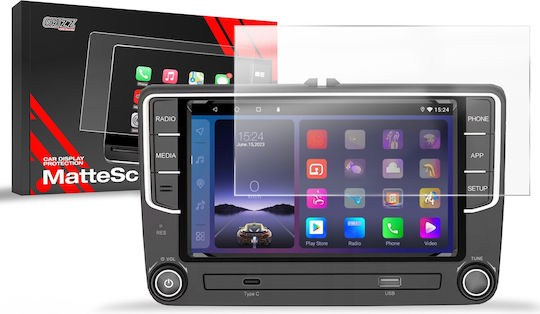 Матово Grizzglass Защитен Екран За Автомобилен Дисплей Android 2din 7" Автомобилно Радио Volkswagen Skoda Seat