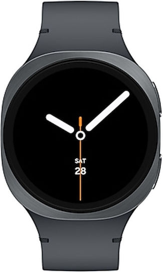 Samsung Galaxy Watch8 Алуминий 40мм Водоустойчив с Пулсомер (Тъмносив - S/M)