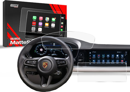 Matte Grizzglass Auto-Audiozubehör Displayschutzfolie Porsche Panamera 2024 2in1