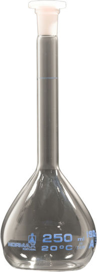 Volumetric Glass Flask 500ml Class A Plastic Stopper Ns 19/26