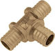 Three-Way Reducer Brass Push 18x2.0 12x2.0 12x2.0 Kan-therm
