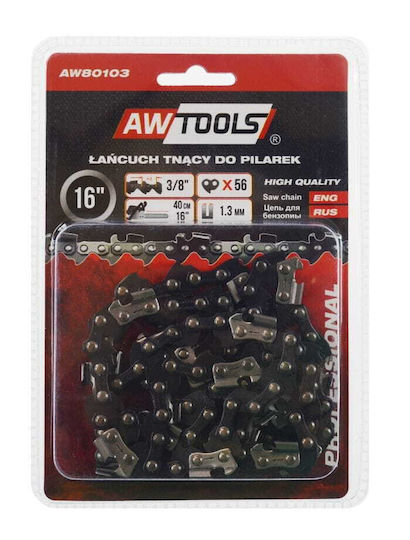 Lanț De Tăiere Drujbă 40cm 3/8" 1,3mm 56-de Legături Aw80103 Awtools