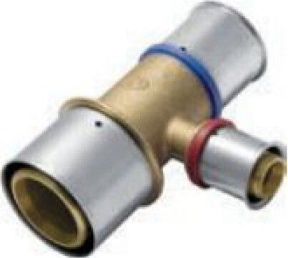 Kan-therm Brass Reducing Tee Press 25 X 25 X 20mm K-040622