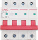 CNC 4-Poles Panel Push Switch 32A