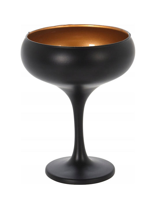 Excellent Houseware Glas Champagner aus Glas in Gold Farbe Kelch