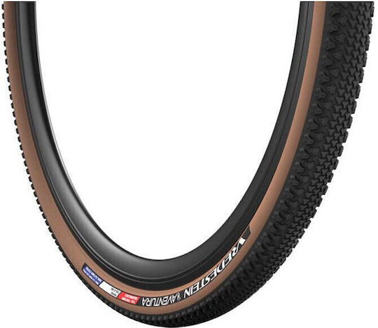 Bike Tyre Gravel Vredestein Aventura 700x38 38-622 Tubeless Ready Black Transparent