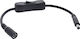 Inline DC Cable Switch DC St Bu 5.5x2.1mm AWG 18 Black 0.20m