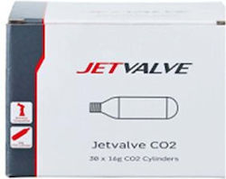 Флакон Газ Weldtite Jetvalve Co2 16g Кутия 30 Бр Wld-07011