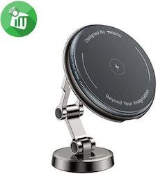 Yesido Стойка за Телефон с Безжично Зареждане 15W MagSafe Черна