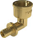 90° Brass Pipe Elbow Gw Ultraline 16 Rp1/2
