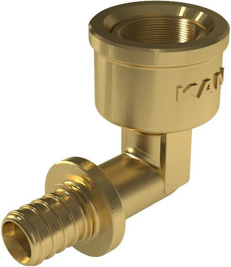 90° Brass Pipe Elbow Gw Ultraline 16 Rp1/2