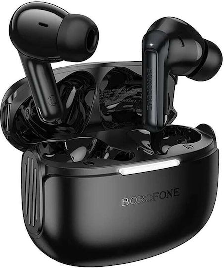 Borofone FQ9 Plus In-Ear Bluetooth-Freisprecheinrichtung Kopfhörer mit Ladeetui Schwarz