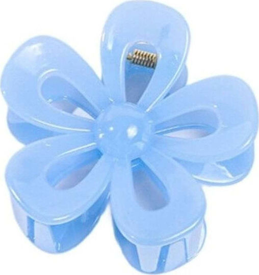 ecarla Haarclip mit Blume Blau
