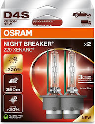 Osram Крушки D4S Ксенон Неутрално бяло 2бр Osram Крушки D4S Ксенон Неутрално бяло 2бр