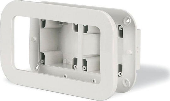 Scame Surface Mounted Electrical Box Watertight IP66 in Gray Color 2pcs