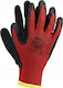 Reis Arbeitshandschuhe Rot Latex/Polyester 1Stück