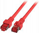 Patchkabel Securitynet S/FTP Kat.6 Rote 5m LSZH PC-6SFTPLSZH-RD5
