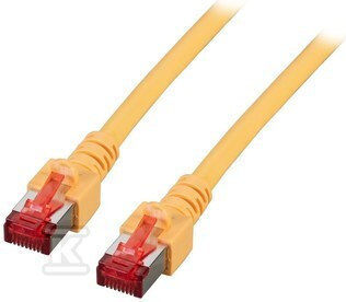 Securitynet S FTP Patchkabel Cat.6 Gelb 1m LSZH PC-6SFTPLSZH-YE1