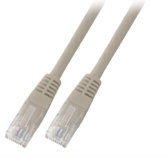 Patchcord Rj45 U Utp Cat 5e Pvc Cca Gray 3m