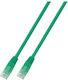 Patchcord Rj45 U Utp Cat 5e Pvc Cca Green 1.5m