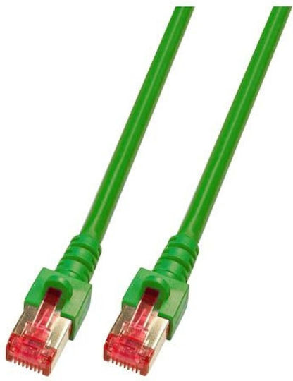 Patchcord RJ45 S/FTP Cat 6 Green 5m