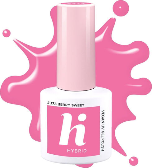 Hi Hybrid Glossy Βερνίκι Νυχιών Μακράς Διαρκείας 373 Berry Sweet 5ml