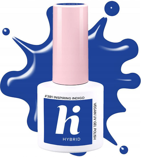 Hi Hybrid Glossy Βερνίκι Νυχιών 381 Inspiring Indigo