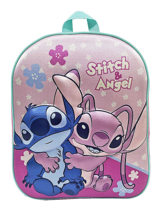 Stitch & Soul Ученическа Раница Розови