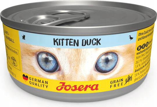 Josera Wet Food for Adult Cats in Cans with Duck 85gr