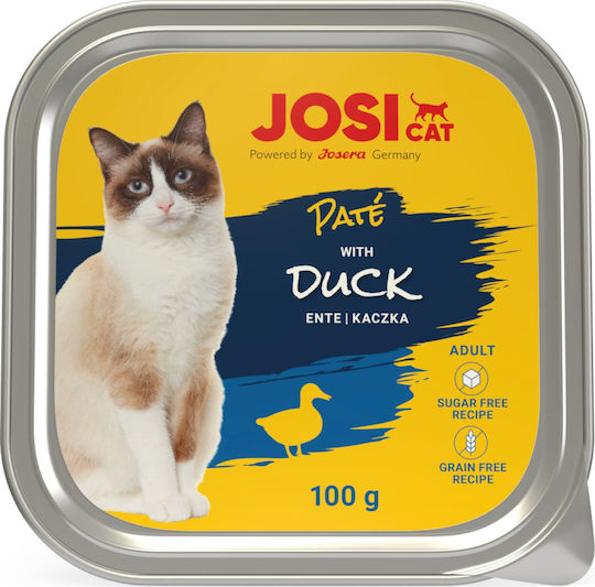 Josera Josicat Wet Food for Adult Cats with Duck 100gr