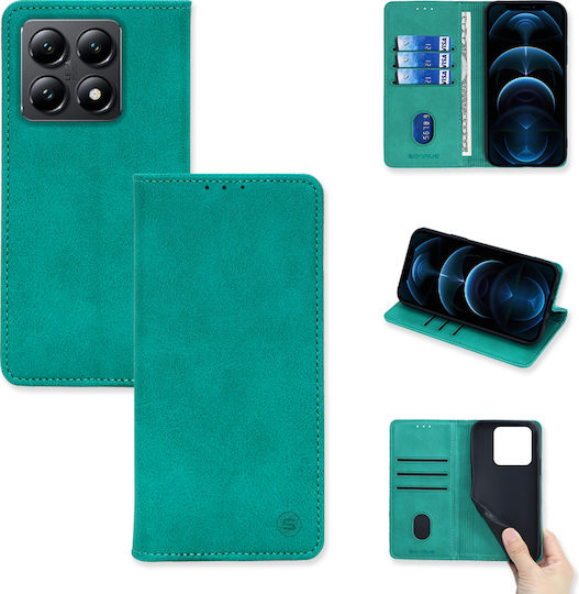 Vintage Magnet Wallet Sonique Xiaomi Xiaomi 14t Wallet Case Turquoise