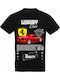 Tricou Bărbați Negru Ferrari Dp3967