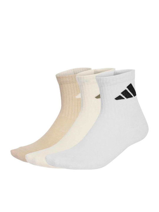 adidas Kids' Socks Beige 3 Pairs
