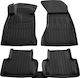Rubber Raised Sides Car Mats With Fasteners Audi A4 B9 4/5d 2015+ A5 Sportback F5 5d 2016+ Race Axion-5 Pieces