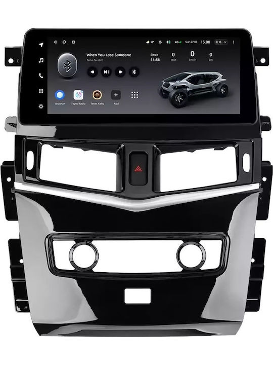 Teyes Sistem Audio Auto pentru Skoda Rapid Nissan Patrula 2010-2020 (Bluetooth/USB/WiFi/GPS/Apple-Carplay/Android-Auto/Partitură) cu Ecran Tactil 12.3"