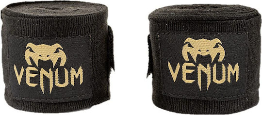 Venum Kontact Boxing Handwraps 4.5m Black Gold