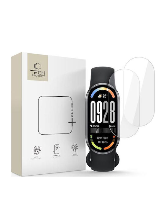 Tech-Protect Flex+ Displayschutzfolie für das Xiaomi Smart Band 8 / 9 / 10 / NFC 2Stück