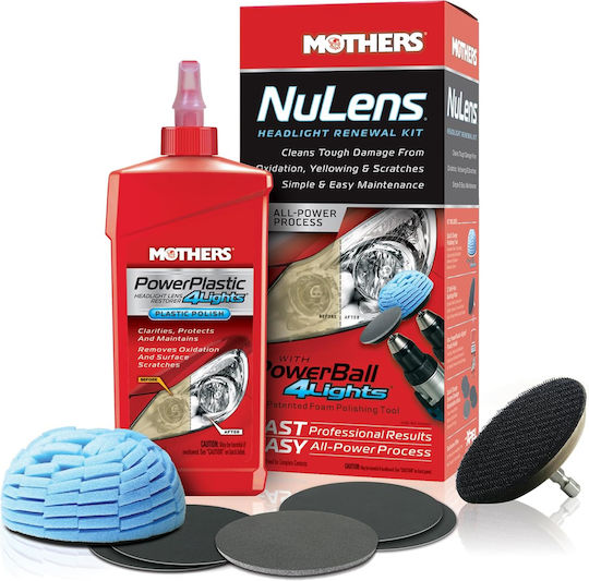 Mothers Set Polish și Protecție a Farurilor Auto 473ml