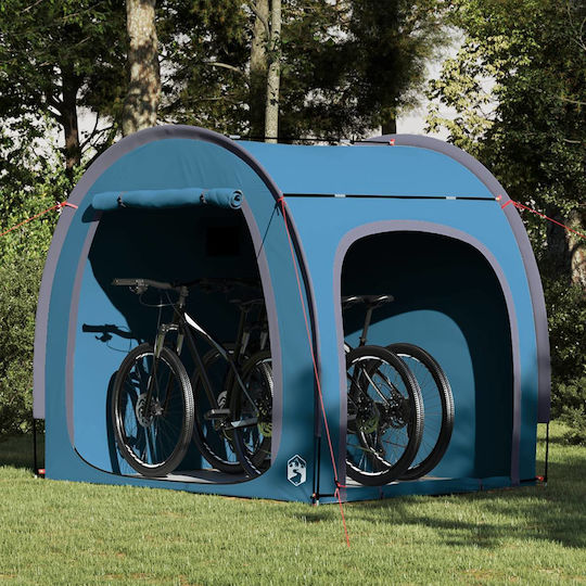 Vidaxl Bicycle Storage Tent Roof Air Storage Air Blue
