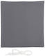 Relaxdays Platz Sonnensegel Gray mit PVC-Beschichtung 4x4m 180gr/m²