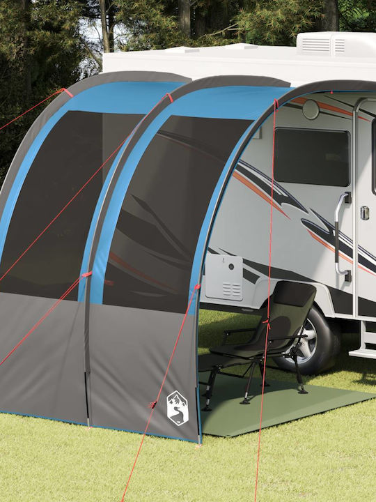 vidaXL Tenda laterală Terasă Albastru x2m