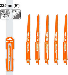 Hojita Hjjt1111df Stichsägeblätter Sägesäge Sägesäge Holz & Holz Nägel Bi-metal 225mm Set 5 Stück Hojita Hjjt1111df Stichsägeblätter Sägesäge Sägesäge Holz & Holz Nägel Bi-metal 225mm Set 5 Stück