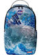 Sprayground DLXSR School Bag Backpack Junior High-High School Blue with Water Bottle Holder