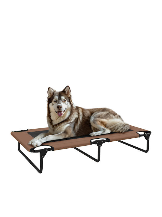 Pawhut Dog Bed Houses Brown 107x61cm