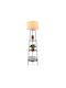 Costway Floor Lamp H153xW41cm. with Socket for Bulb E27 Black