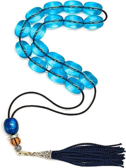 Roloi Komboloi Worry Beads Turquoise 30cm