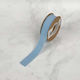 Cotton Ribbon Frayed 25mm x 10m Light Blue