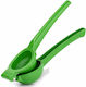Homestyle Hand Press Lemon Lime Juicer Metallic In Green Color